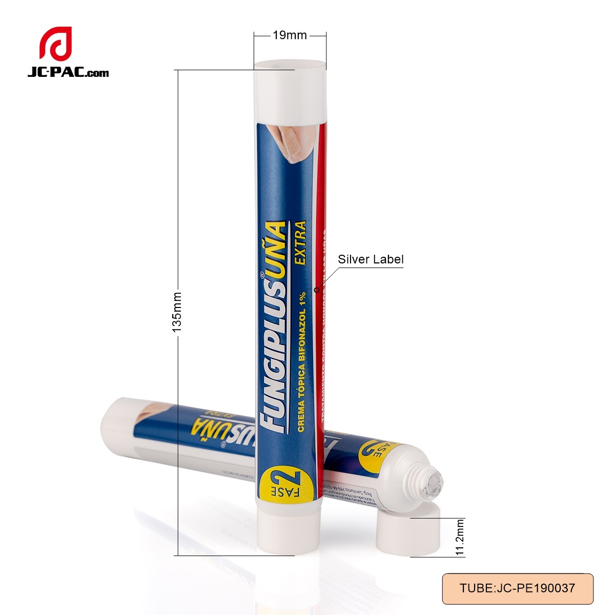 PE190037 15ml  Pharmacy Tubec, Small Tube with Label PrintingTube Package, Cosemticc tube package, plastic tube 
